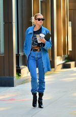HAILEY BIEBER All in Denim Out in New York 06/22/2019