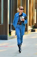 HAILEY BIEBER All in Denim Out in New York 06/22/2019
