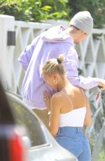 HAILEY BIEBER and Justin Bieber Enjoy Justin