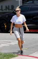 HAILEY BIEBER Heading to Cha Cha Matcha in Los Angeles 06/03/2019