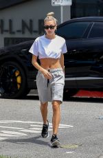 HAILEY BIEBER Heading to Cha Cha Matcha in Los Angeles 06/03/2019