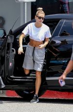 HAILEY BIEBER Heading to Cha Cha Matcha in Los Angeles 06/03/2019