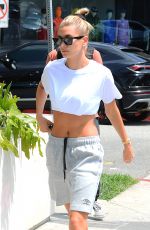 HAILEY BIEBER Heading to Cha Cha Matcha in Los Angeles 06/03/2019