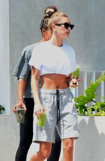 HAILEY BIEBER Heading to Cha Cha Matcha in Los Angeles 06/03/2019