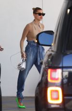 HAILEY BIEBER Leaves DG Shop in Hollywood 06/04/2019