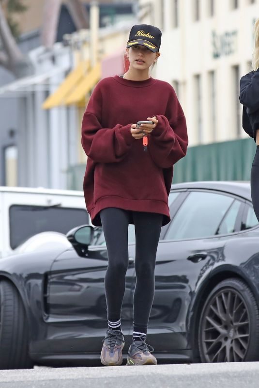 HAILEY BIEBER Leaves Pilates Class in West Hollywood 06/26/2019
