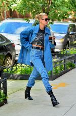 HAILEY BIEBER Out and About in New York 06/22/2019