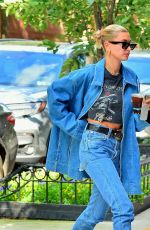 HAILEY BIEBER Out and About in New York 06/22/2019