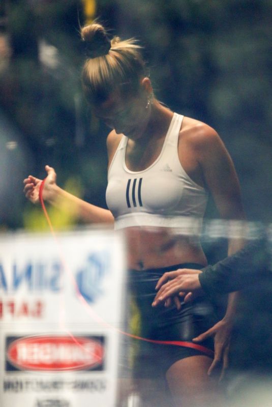 HAILEY BIEBER Working Out at Dogpound in Los Angeles 06/03/2019
