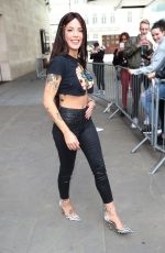 HALSEY Arrives at BBC Live Lounge in 