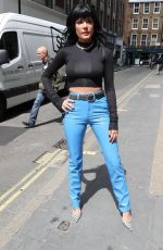 HALSEY Arrives at Kiss FM Studios in London 06/05/2019