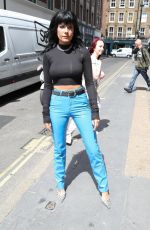 HALSEY Arrives at Kiss FM Studios in London 06/05/2019