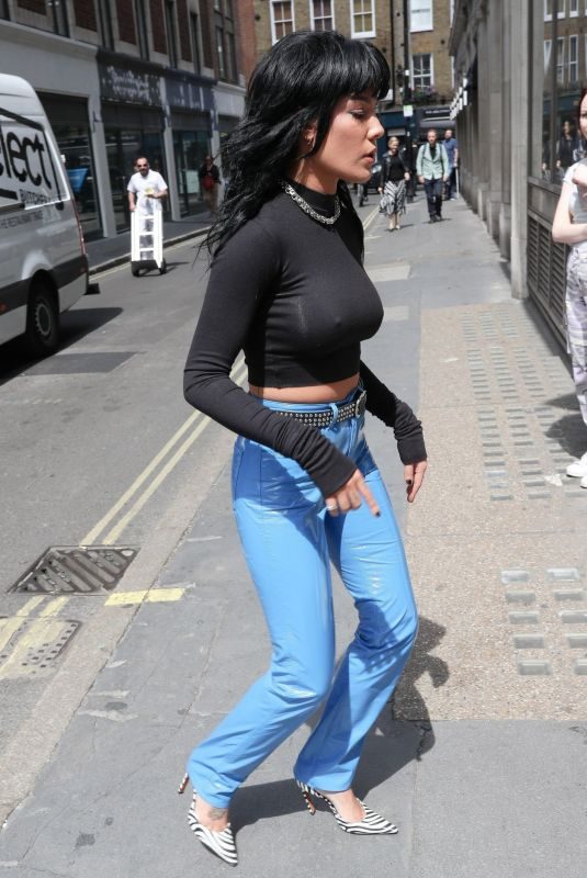 HALSEY Arrives at Kiss FM Studios in London 06/05/2019