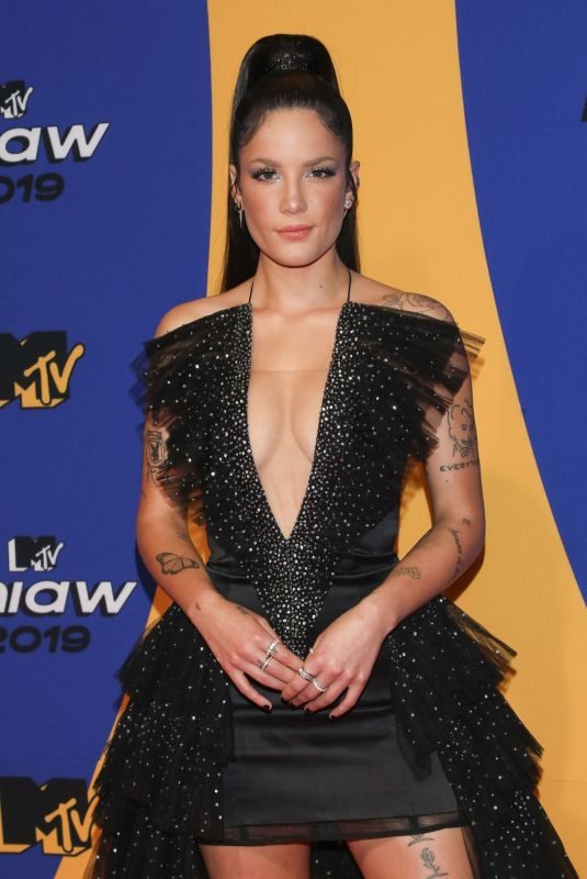 HALSEY at MTV Miaw Awards at Palacio De Los Deportes in Mexico City 06/21/2019
