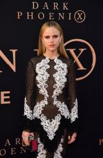 HALSTON SAGE at Dark Phoenix Premiere in Hollywood 06/04/2019