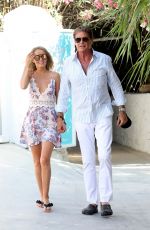 HAYLEY ROBERTS on Holiday in Mykonos 06/08/2019