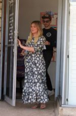 HILARY DUFF Leaves Sylvan Learning Center in Sherman Oaks 06/13/2019