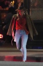 HILARY DUFF Night Out in Los Angeles 06/25/2019