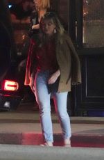 HILARY DUFF Night Out in Los Angeles 06/25/2019