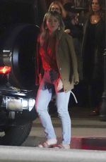 HILARY DUFF Night Out in Los Angeles 06/25/2019