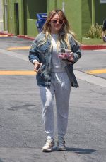 HILARY DUFF Out and About in Studio City 06/04/2019