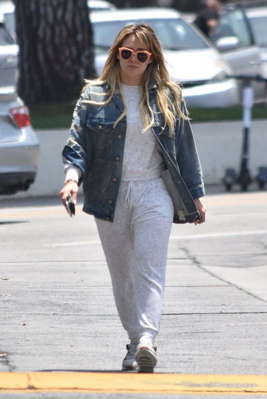 HILARY DUFF Out and About in Studio City 06/04/2019