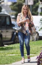 HILARY DUFF Out for Lunch in Los Angeles 06/11/2019