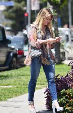 HILARY DUFF Out in Los Angeles 06/11/2019