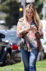 HILARY DUFF Out in Los Angeles 06/11/2019