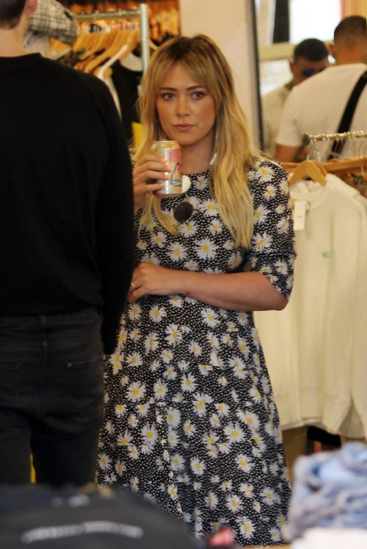 HILARY DUFF Out in Sherman Oaks 06/13/2019