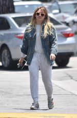 HILARY DUFF Out in Studio City 06/04/2019