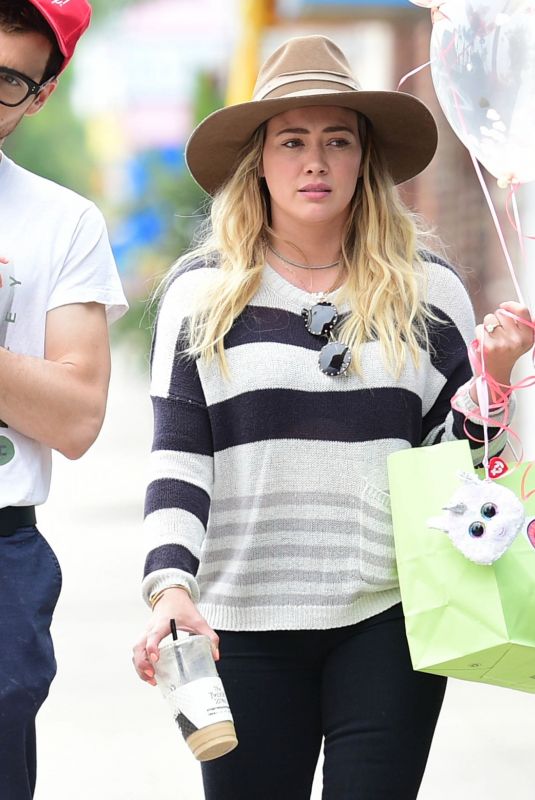 HILARY DUFF Out Shopping in Los Angeles 06/15/2019