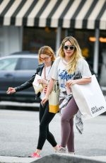 HILARY DUFF Out Shopping in Studio City 06/18/2019