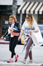 HILARY DUFF Out Shopping in Studio City 06/18/2019