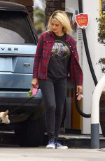HOLLY MADISON at a Gas Station in Malibu 06/26/2019