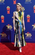 HUNTER SCHAFER at 2019 MTV Movie & TV Awards in Los Angeles 06/15/2019