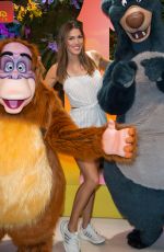 IRIS MITTENAERE at Jungle Book Jive Photocall at Lion King Festival at Disneyland Paris 06/29/2019