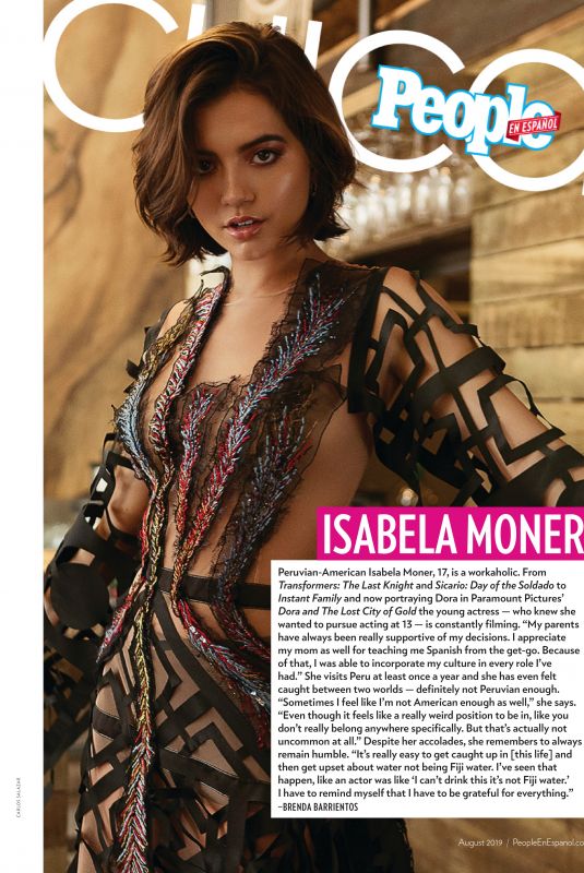 ISABELA MONER in People En Espanol, August 2019