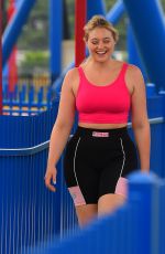 ISKRA LAWRENCE at Six Flags Great Adventure in New Jersey 06/06/2019