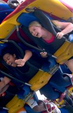 ISKRA LAWRENCE at Six Flags Great Adventure in New Jersey 06/06/2019