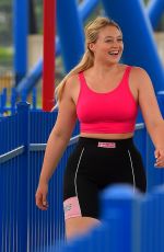 ISKRA LAWRENCE at Six Flags Great Adventure in New Jersey 06/06/2019