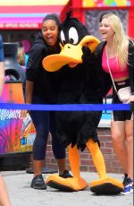 ISKRA LAWRENCE at Six Flags Great Adventure in New Jersey 06/06/2019