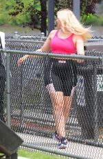ISKRA LAWRENCE at Six Flags Great Adventure in New Jersey 06/06/2019