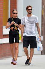 IZABEL GOULART and Kevin Trapp Leaves a Gym in New York 06/17/2019