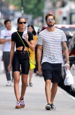 IZABEL GOULART and Kevin Trapp Leaves a Gym in New York 06/17/2019