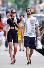IZABEL GOULART and Kevin Trapp Leaves a Gym in New York 06/17/2019