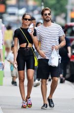 IZABEL GOULART and Kevin Trapp Leaves a Gym in New York 06/17/2019