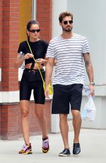 IZABEL GOULART and Kevin Trapp Leaves a Gym in New York 06/17/2019