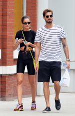 IZABEL GOULART and Kevin Trapp Leaves a Gym in New York 06/17/2019
