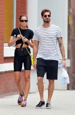 IZABEL GOULART and Kevin Trapp Leaves a Gym in New York 06/17/2019